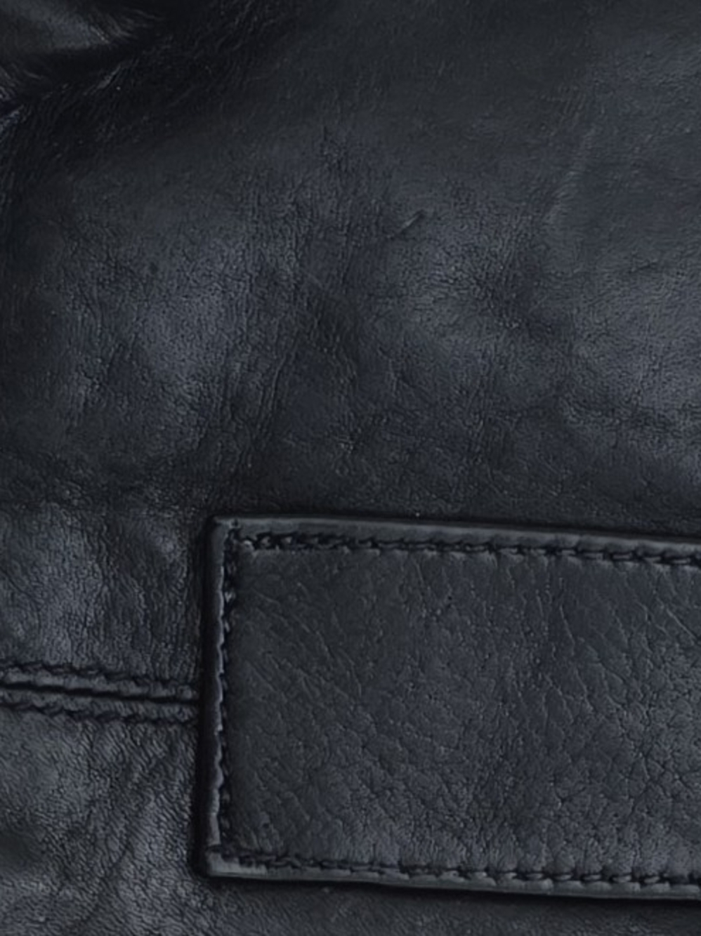 Women's Black Woven Crossbody Bag - Picture 3 of 3